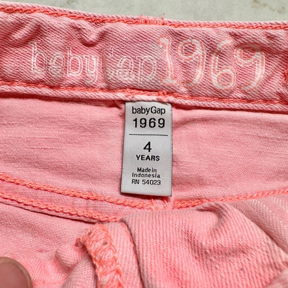 BABY GAP/JUMPING BEANS, SET/2, GIRLS JUMPING BEANS, PINK PLAID SHORTS, SIZE 4. - Picture 4 of 8
